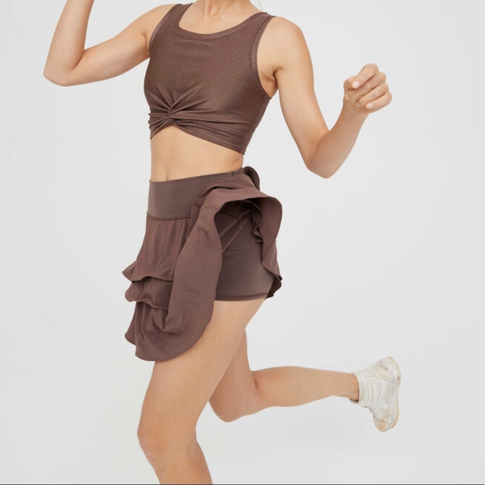 Aerie offline maggie ruffle skirt size L